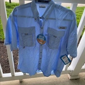 NWT Colombia Bahamas Short Sleeve Shirt!